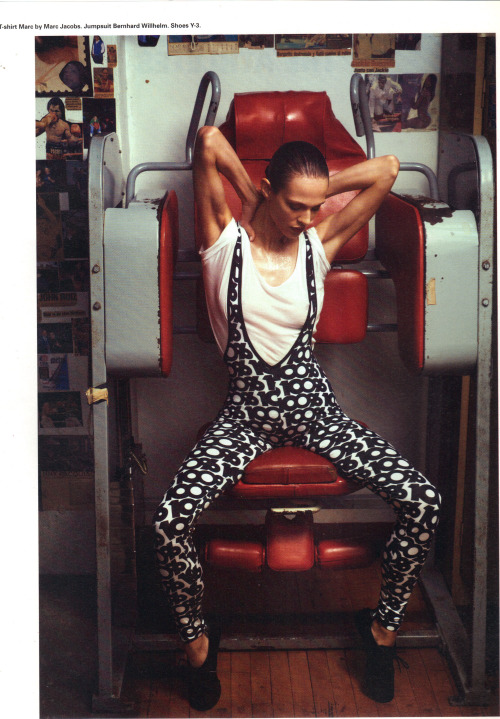 Aymeline Valade, The gymnast, i-D magazine issue no. 319 summer 2012Photography: Cedric BuchetStylin