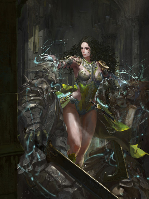  sorceressHyunwook Chun https://www.artstation.com/artwork/kxDw6