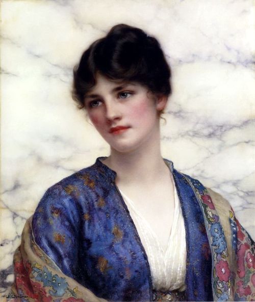 dreamsinthyme:  William Clarke Wontner (British painter) 1857 - 1930, Valeria