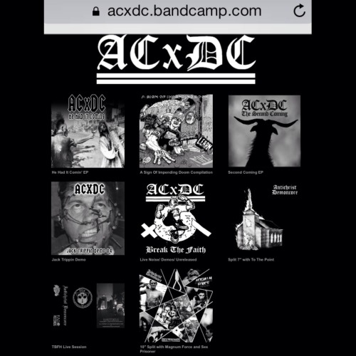 acxdc: 1200 free downloads (if I did it correctly). acxdc.bandcamp.com