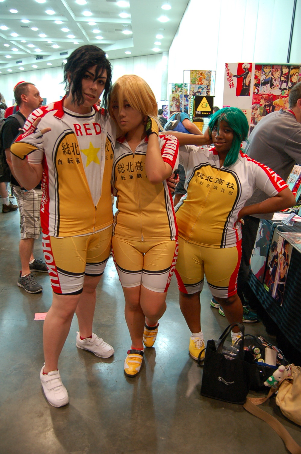 7enma:  all the yowamushi pedal cosplayers i took pictures of at otakon! if you see