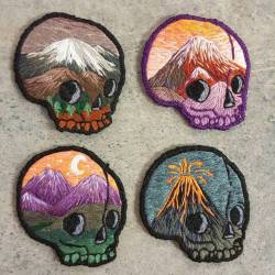 sosuperawesome:  Embroidered Patches by Atomic