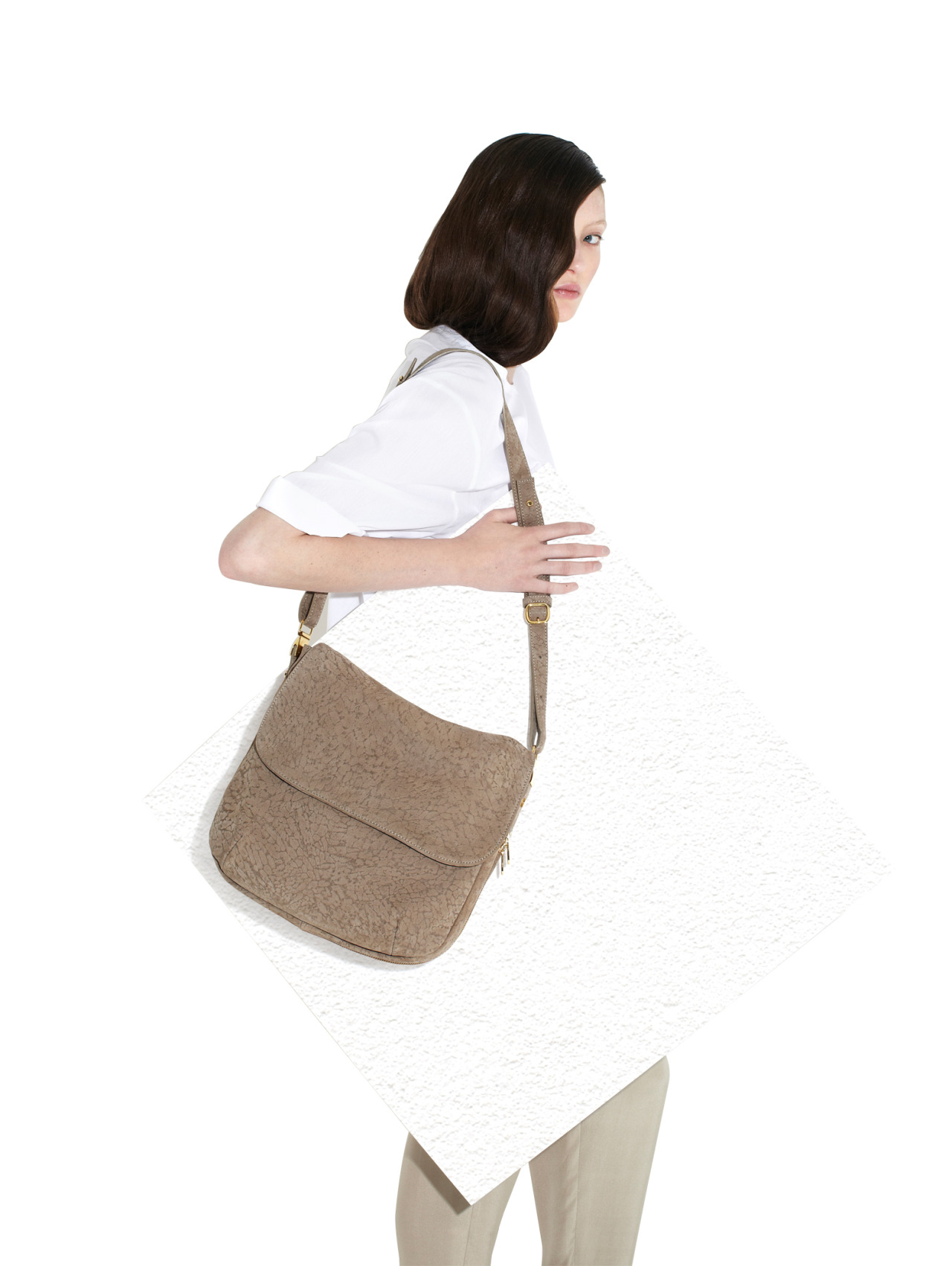 sabrina's red messenger bag