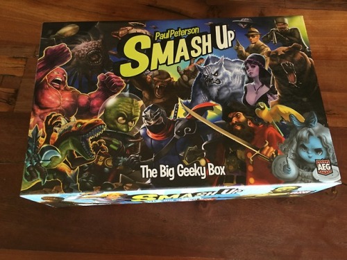 chgreenblatt:Smash Up is a ridiculous game for 2-4 players where each player takes 2 decks of cards,