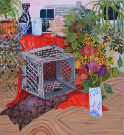 mrhoneybunny:   Anna Valdez   “Trove” 2016, oil on canvas, 52″ x 48″ 