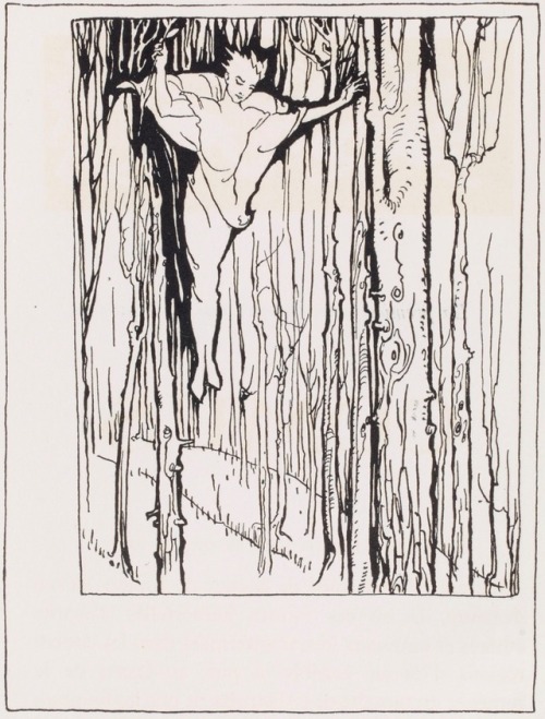 Comus par John Milton Paris, Librairie Hachette .c. 1921/24 Artist : Arthur Rackham