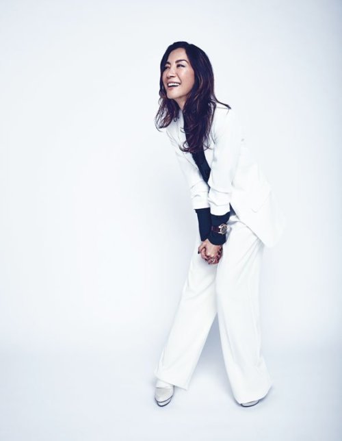 igetalongwithoutyouverywell: Michelle Yeoh for RM magazine, photographed by Jeremy Zaessinger.