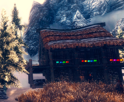 lyriumnug:Christmas in Dawnstar.