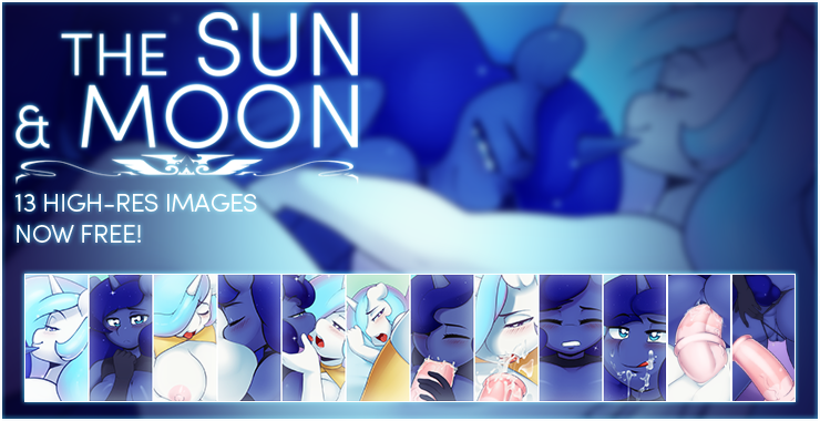 The Sun &amp; Moon features 13  images of your 2 favorite pony princesses. In