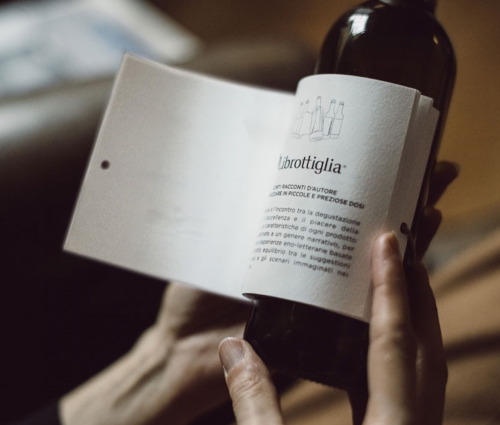 itscolossal: Printed Short Stories That Double as Wine Bottle Labels