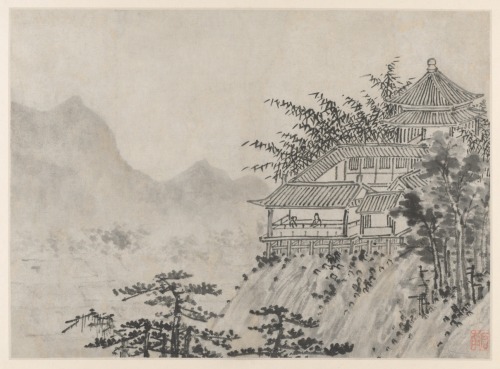 Twelve Views of Tiger Hill, Suzhou: The Thousand Acres of Clouds, Shen Zhou, after 1490, Cleveland M