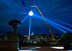 nyctaeus:  Giant disco ball installation by Michel De Broin