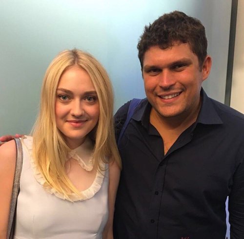Dakota Fanning with fans at the 73rd Annual Venice Film Festival in Venice, Italy 