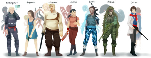 mranybody:  bontenmaru:  mercenary-tributary:  resident evil 6 protagonists as monsters. resident ev