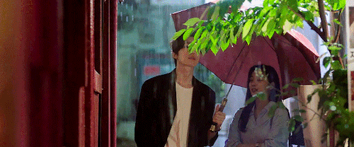 dingyuxi:  Didn’t you bring an umbrella earlier? I lost it.