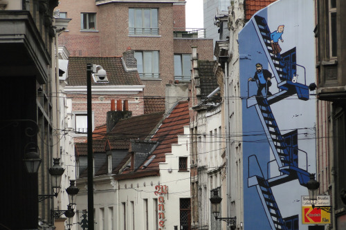 olheosmuros:  Tin TinBruxelas, Bélgica. Foto enviada por Glauber Carrião.