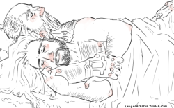 ladynorthstar:  I like to draw them sleeping.