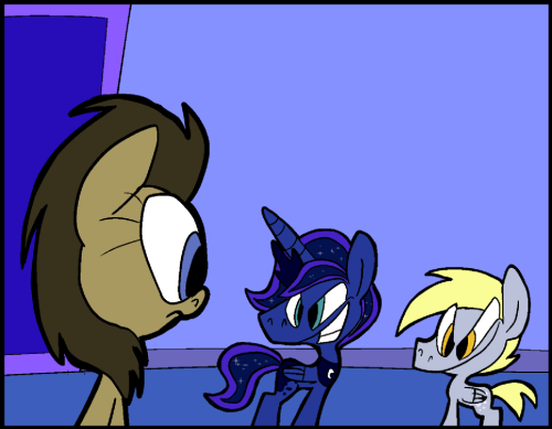 timeoutwithdoctorwhooves:  The 63 Switcharoo Part 22  X3! *ahem* SQUEEEEE~!