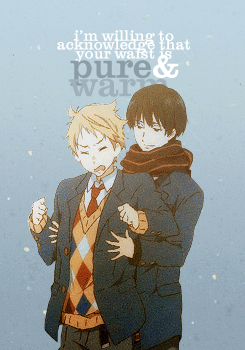 lordzuuko:   Akkey, your waist really is special. Don’t freak out over a fellow