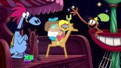 wanderin-over-yonder: WOY cameo in Future-worm! The season finale of Future-Worm! featured a few short cameos of various Disney XD shows, including a quick peek into the what-would-have-been season 3 of Wander Over Yonder!  