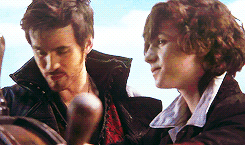 storybrooke:Hook talking to Bae (2x22) and Henry (3x16)