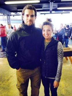 amancanfly:  NEW! Henry Cavill at the Motor City Crossfit today, 8th February 2014, in Michigan. [x] 