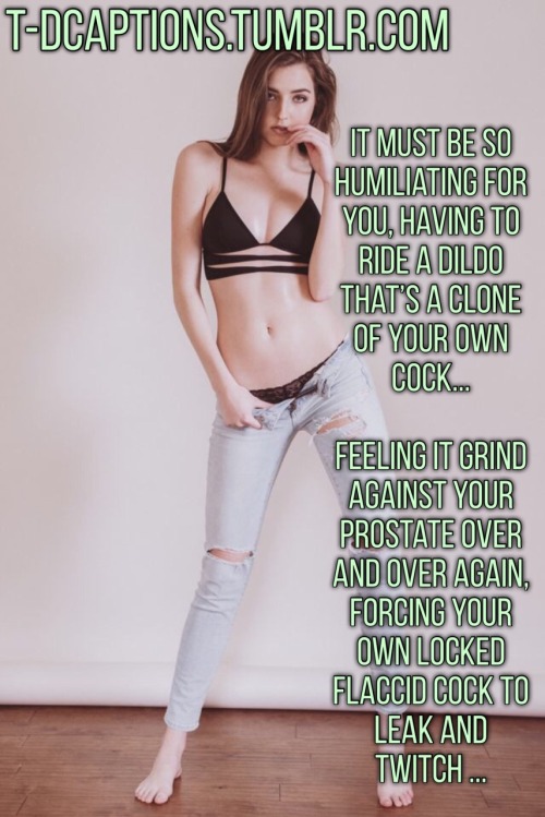 Femdom Chastity Captions, Cum Denial