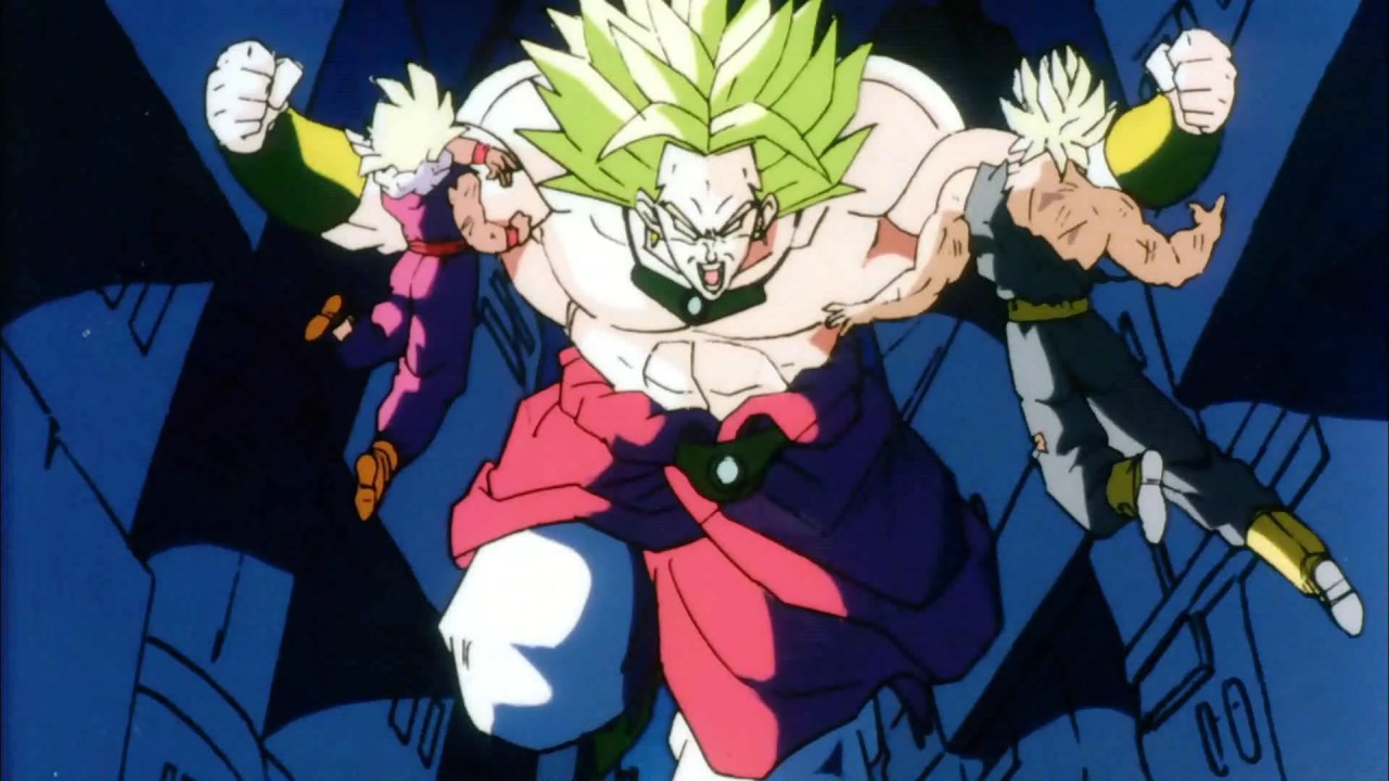 super saiyan trunks broly movie