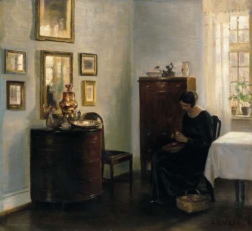 Carl Holsøe (1863–1935, Denmark)Interiors 2Holsøe was a Danish artist who primarily painted interior