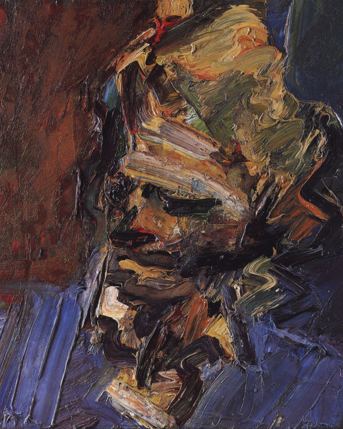 an-overwhelming-question: Frank Auerbach - Portrait of Catherine Lampert, 1986