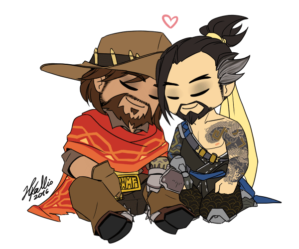 goldhardt:  I liked the Genji &amp; Mercy one so much I wanted to make a McCree