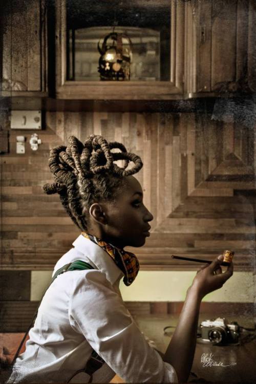 mocada-museum: Blackattitude: Dandy QueensShot for French magazine, Blackattitude, by Prisca M.