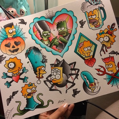 alexstrangler:  fyspringfield:  Check out these awesome tattoos by Alex Strangler on instagram!  Reblogging my own stuffs