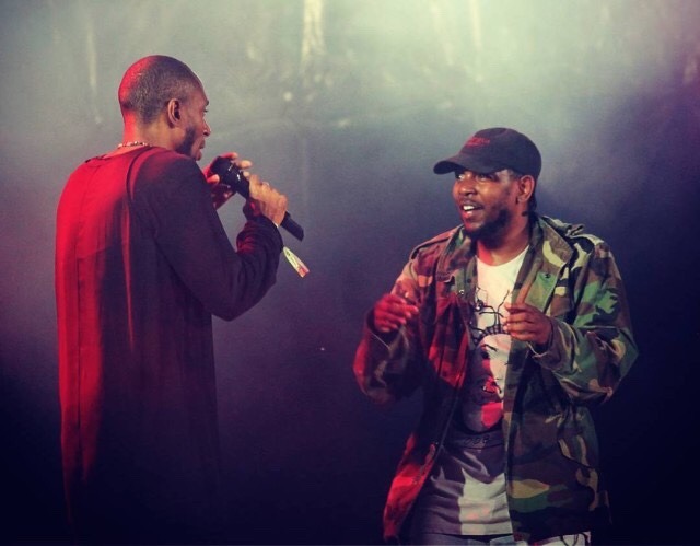 dj-mckissick:  Kendrick Lamar &amp; Yasiin Bey Perform Alright at Osheaga 2015
