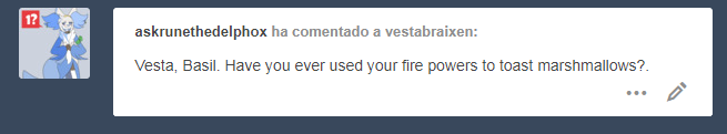 vestabraixen: @askrunethedelphox At least one of these phoxes can use fire magic….for