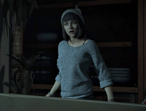 Today’s non-binary lesbian of the day is Beth Washington from Until Dawn!