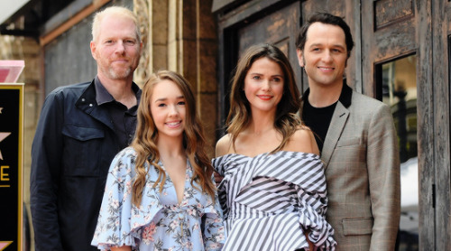 Keri Russell is joined by her co-stars as she is honored with a Star on The Hollywood Walk of Fame i