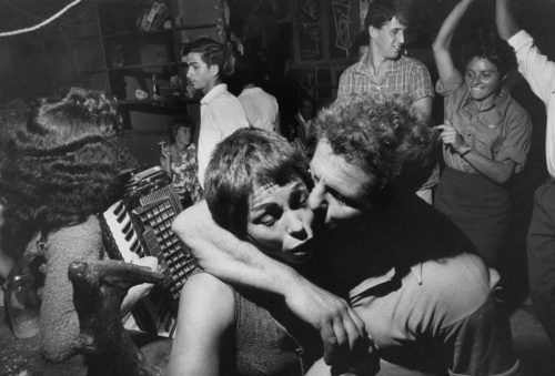 Israelis dancing at the “Last Chance Cafe”, a night club in Beersheba, Israel, May 1960.Paul Schutze