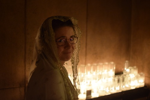 Veil: Our Lady of Guadalupe (Ivory & Gold) by Evintage VeilsModel: @lipstick-stains-on-lace-veil