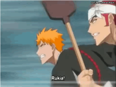 animeokaachan:  Some of Ichigo’s “Rukia”/”Rukiaaaarrrggghhh” moments….