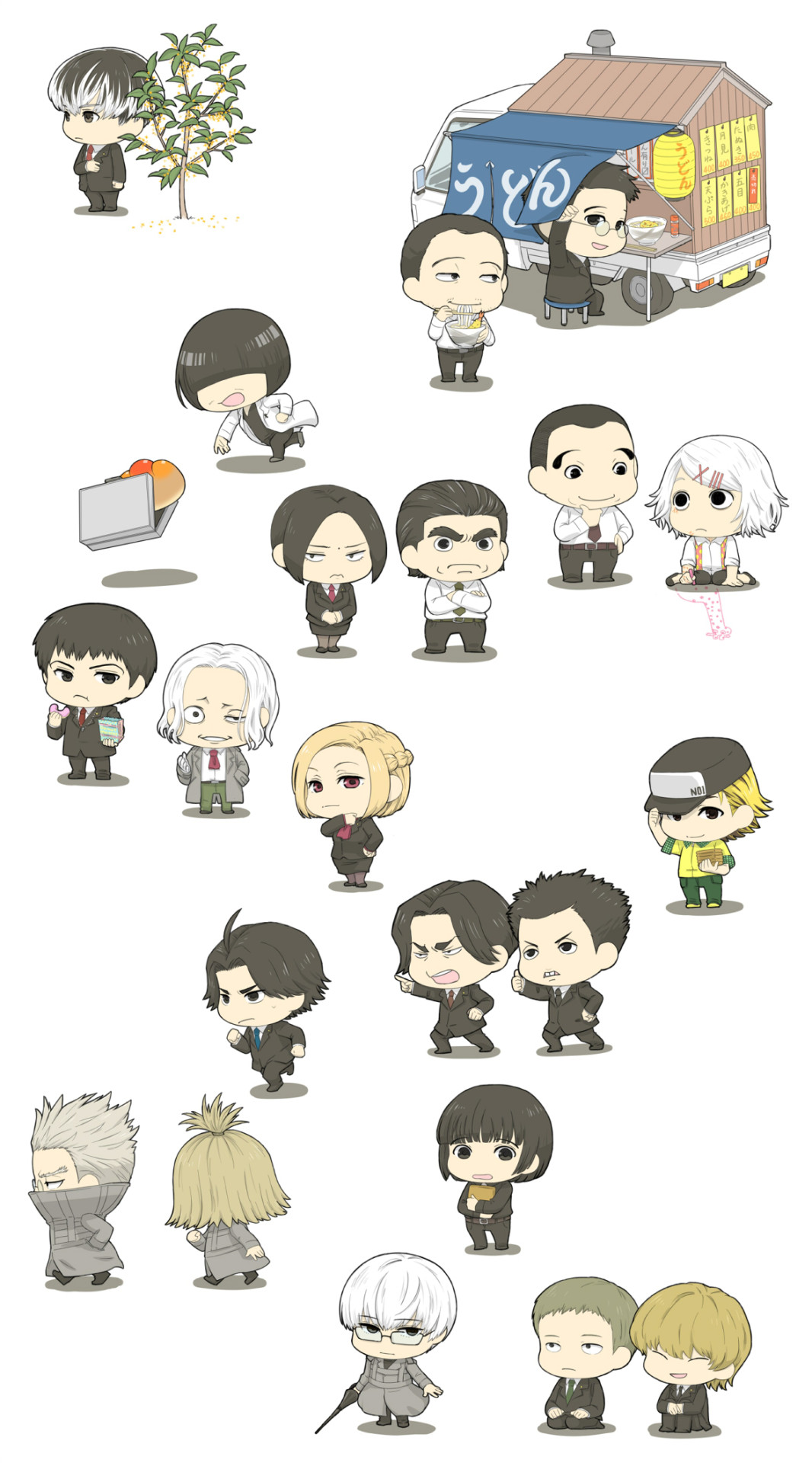 kenkamishiro:  CCGのみなさん by 015 Permission to repost given by artist. 
