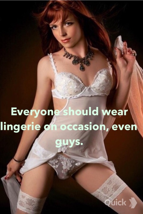 sissystable:Do you wear your lingerie daily ? What is your favorite piece ?