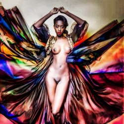 eroticnoire:  She is all the colours of the rainbow. She is a diamond through which the rays of light reflect to create a spectrum of wonderful colours. She is #beautiful #ebony #nubian #african #blackwoman #queen www.eroticnoire.co.ukwww.soundcloud.com/e