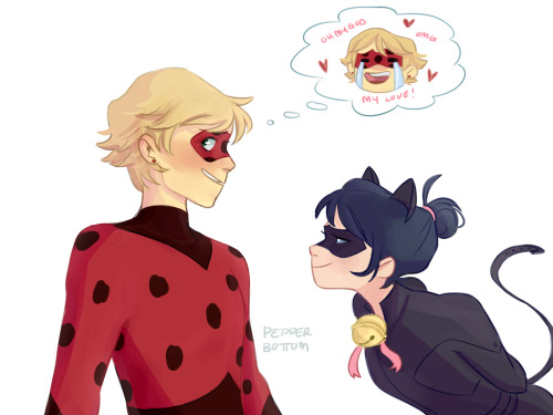 I Just Wanted To Draw A Kwami Swap Au But Now I Am In Love With Mari!chat Noir