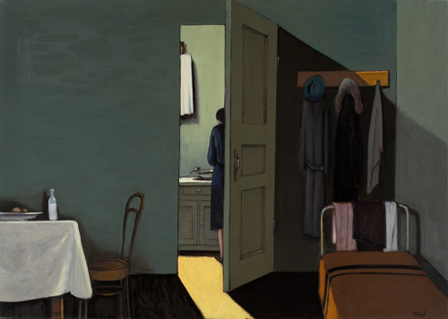 amare-habeo:    Victor Pivovarov  (Russian, born 1937)  Fried potatoes,  2006 Oil on canvas, 75х105 cm 