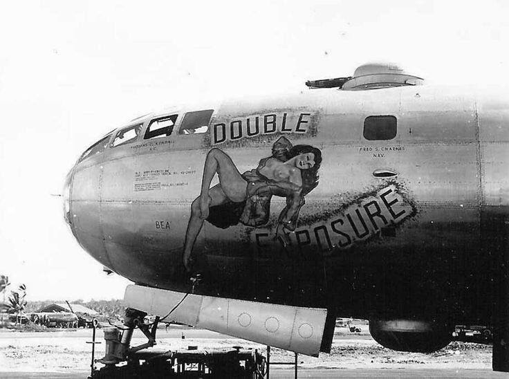 hotrodzandpinups:  Nose art pin ups