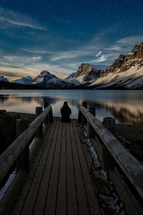 wolverxne:Pier to the night | by: { Pacoconesa }