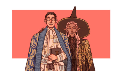 softmealbread:An older Angus and Taako wearing Dolce &amp; Gabbana (Alta Sartoria 2017 and 