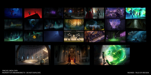 Part 2 of my released production art from Wizards, most of color keys and last page are all painted 