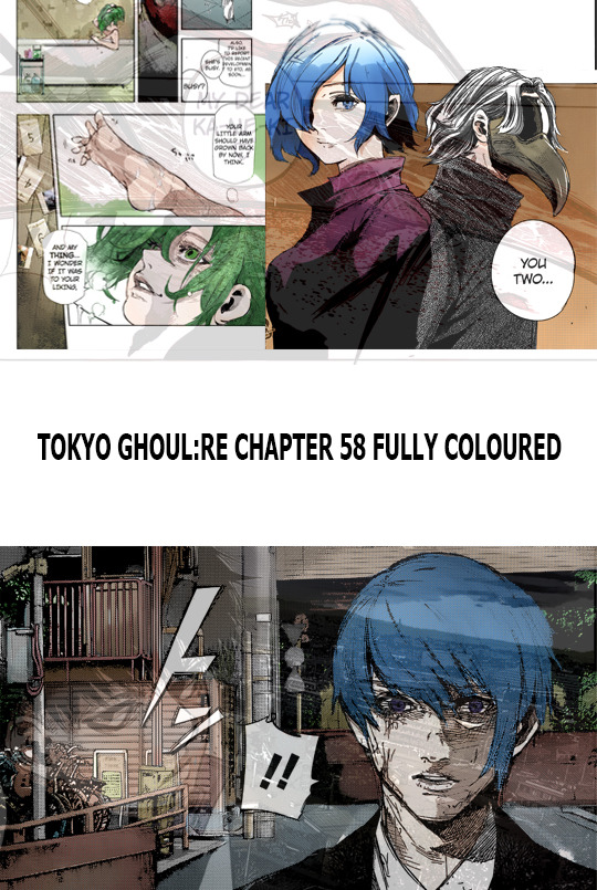 Tokyo Ghoul:RE Chapter 58 fully coloured by me :)&gt;&gt; http://imgur.com/a/BI8kC &lt;&lt;enjoy,